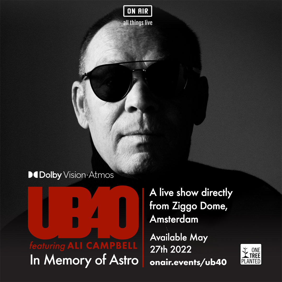 UB40 Featuring Ali Campbell announce special 'In Memory Of Astro' Live