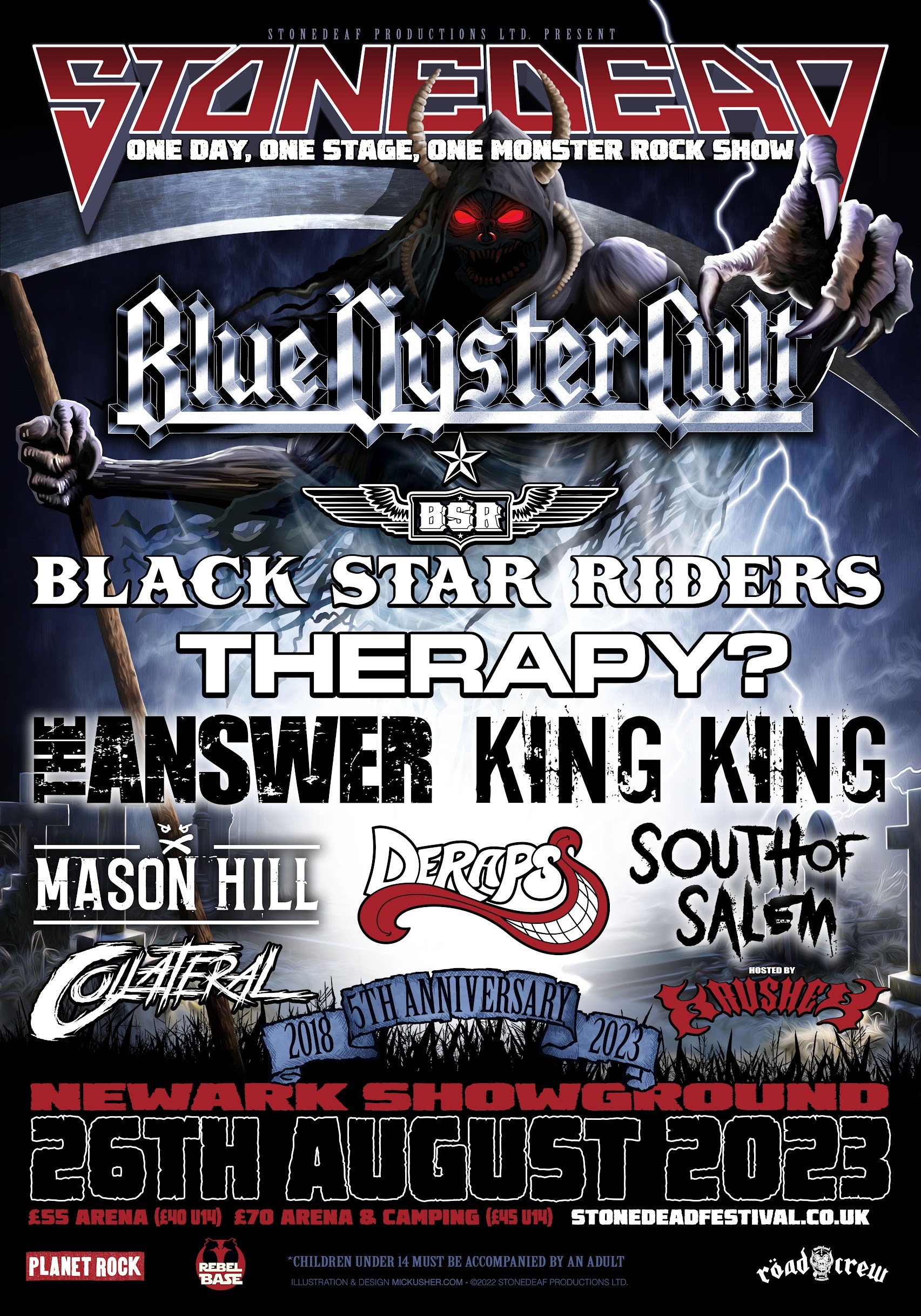 BLACK STAR RIDERS confirmed as special guests for STONEDEAD FESTIVAL 2023.  