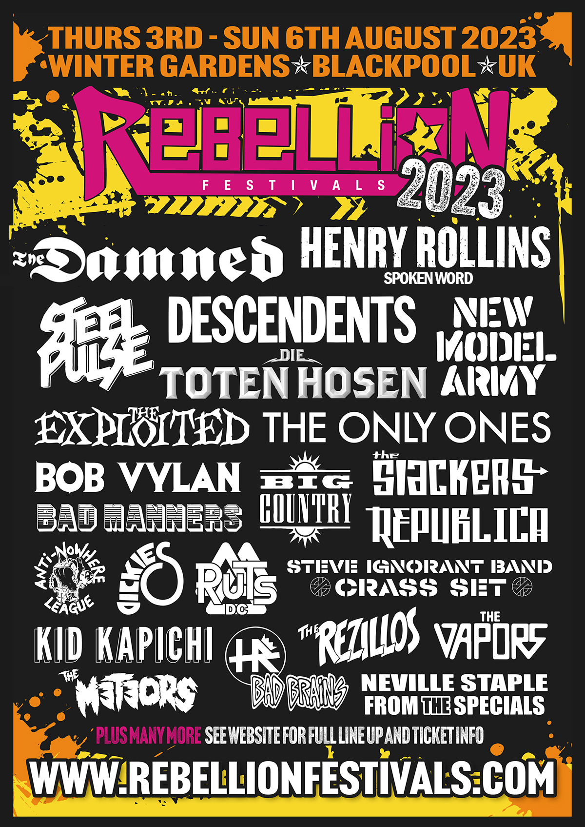THE REBELLION FESTIVAL 2023 is gearing up to thousands of fans