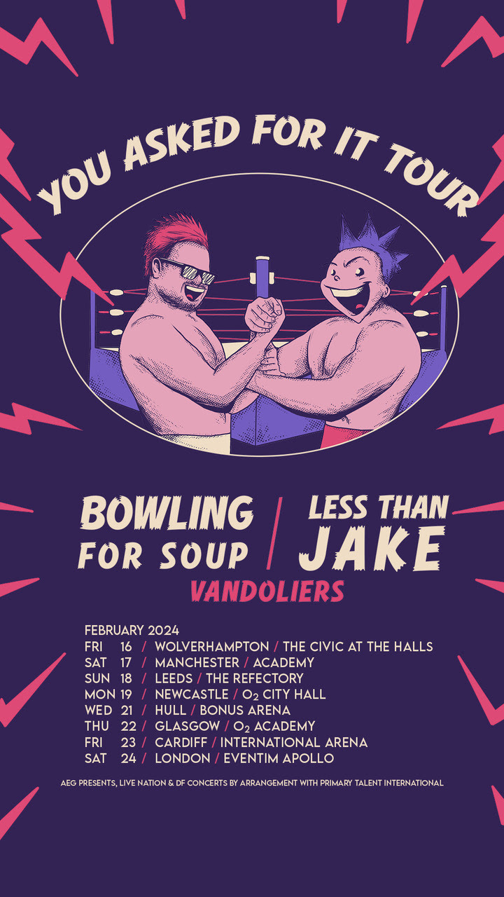 Bowling For Soup Announce Huge February 2024 UK Tour With Less Than   Bowling For Soup 